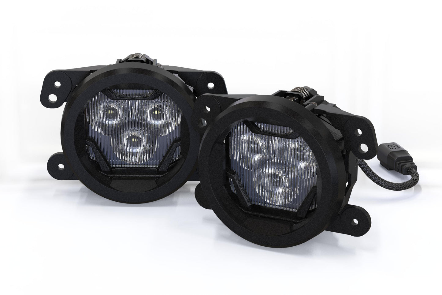 Morimoto 4Banger Fog Light Kit: 18+ JL/JT (NCS / Wide / Yellow / Set)