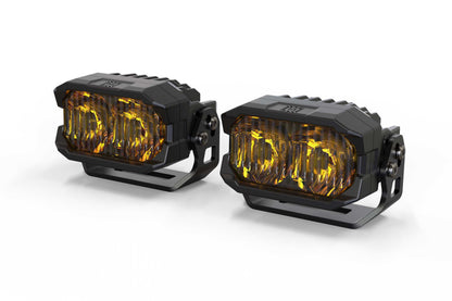 Morimoto 2Banger NCS LED Pod (Combo / Yellow / Set)