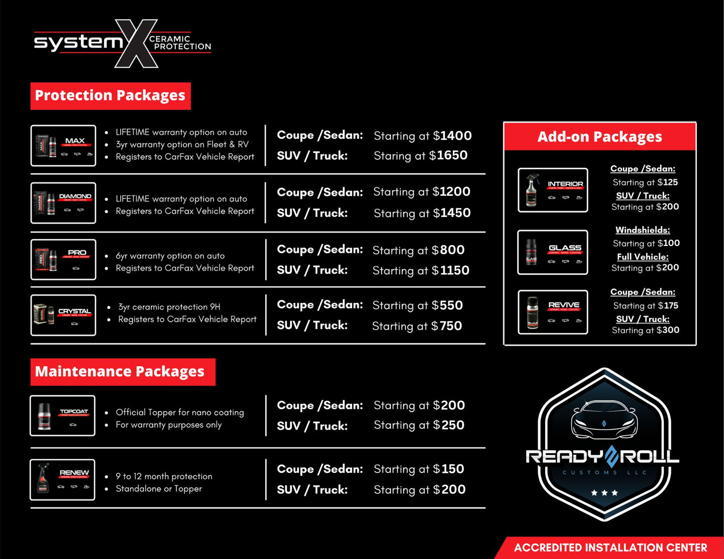 Ceramic Coating Service (Consultation Appointment)